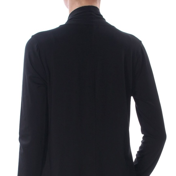 Lauren Ralph Lauren Womens Black Lace Trim Cardiga - Picture 3 of 3